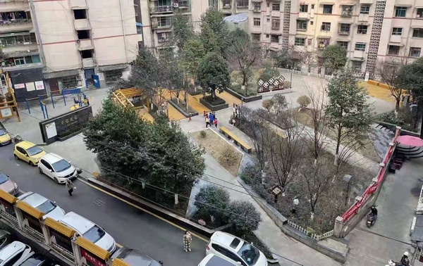 岑家花園改造后 。新華路社區(qū)居委會(huì)供圖