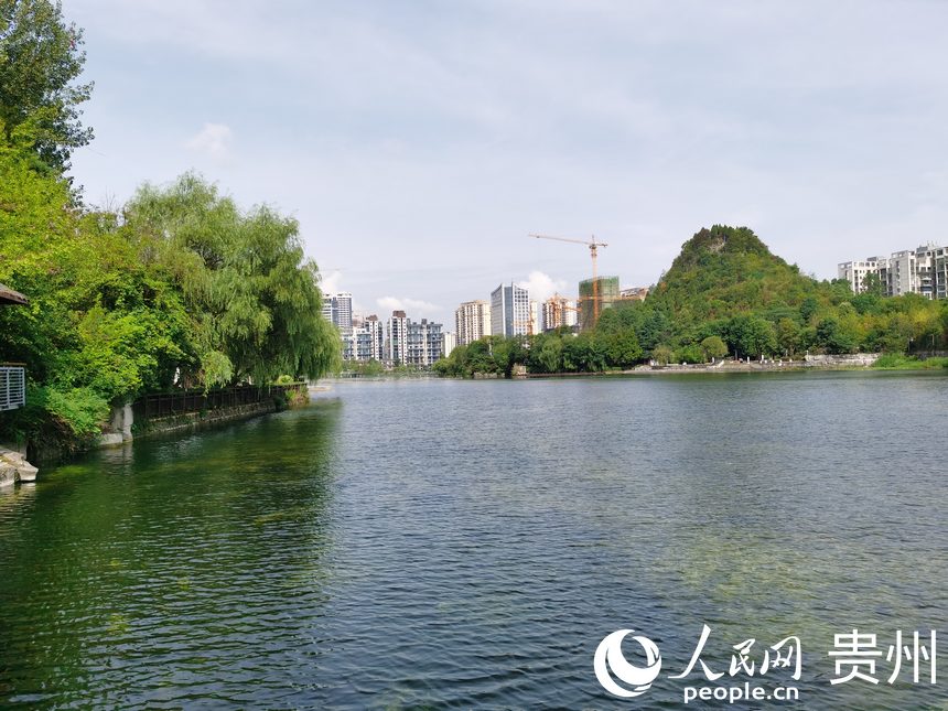 貴陽泉湖公園。人民網 陳晶晶攝