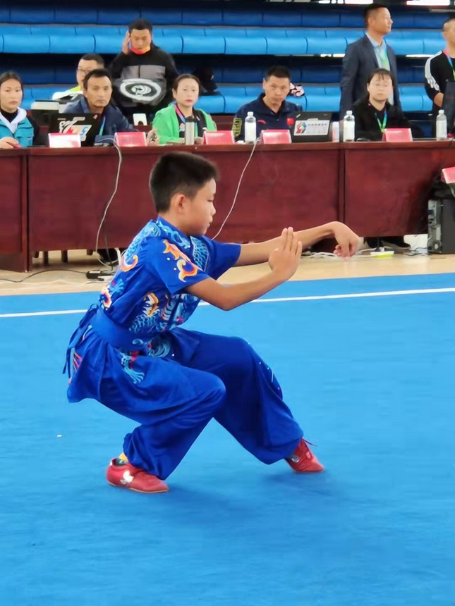 武術比賽。歐正霞攝