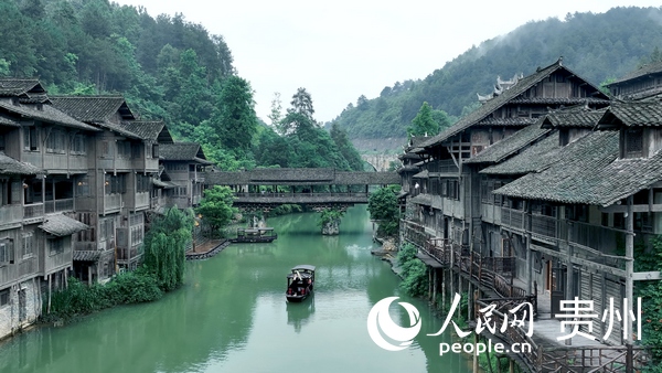 烏江寨一隅。人民網 涂敏攝