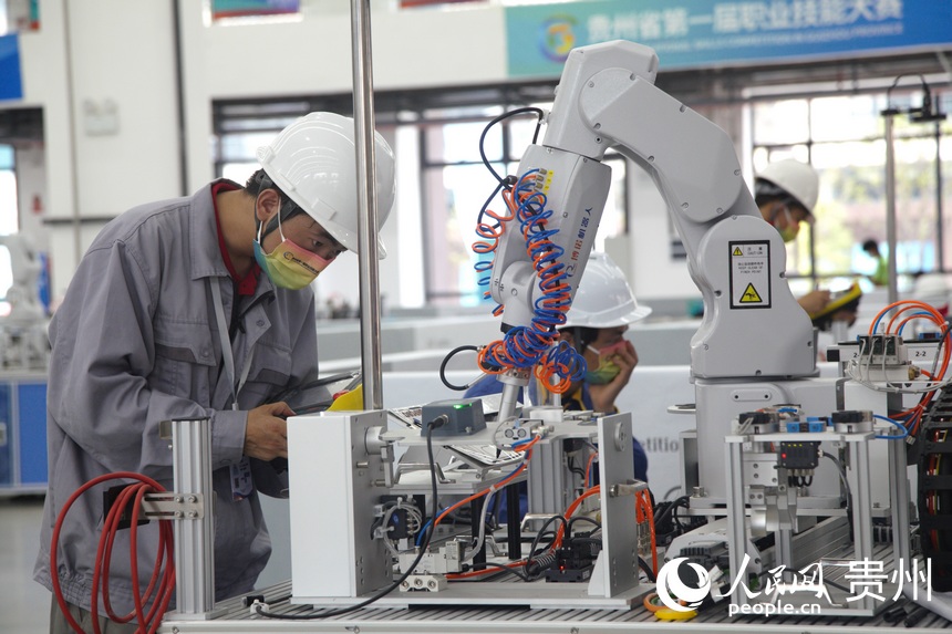 比賽現場。人民網 龍章榆攝