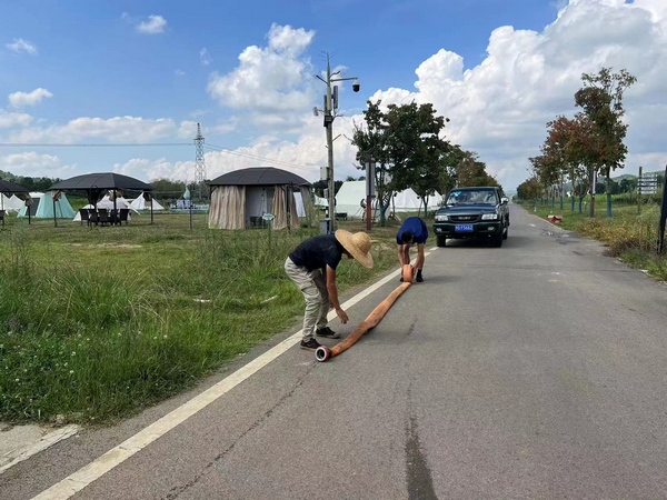 高溫天氣持續西秀消防全力保秋收。