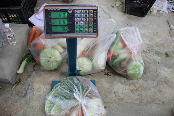 蔬菜包重量。