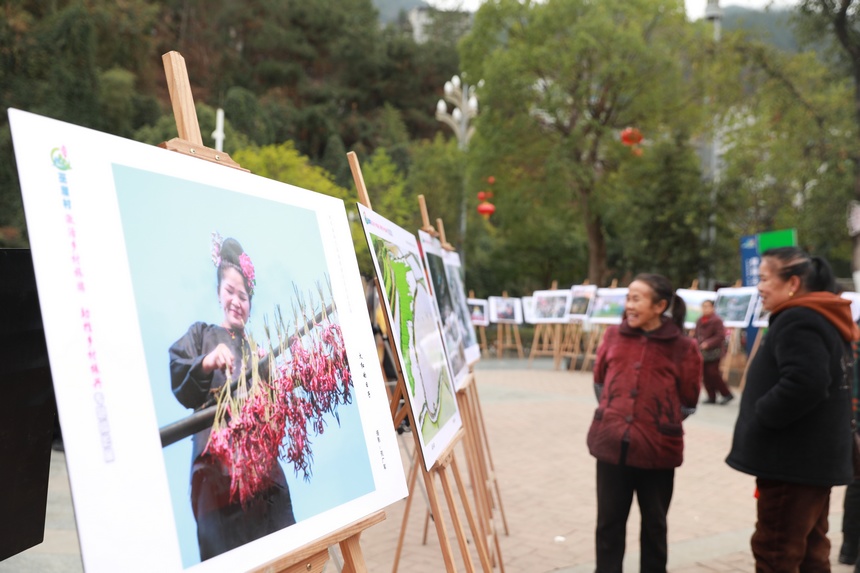 傳統(tǒng)村落攝影展現(xiàn)場。