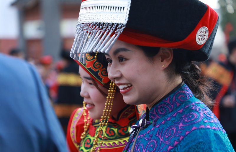 3月8日，貴州省大方縣首屆“愛在工會(huì)·緣來是你”單身職工聯(lián)誼活動(dòng)團(tuán)建活動(dòng)現(xiàn)場。周訓(xùn)貴攝