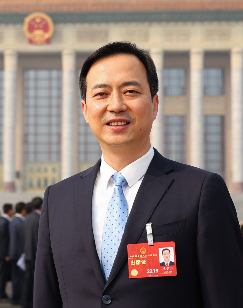 全國人大代表、貴陽市市長馬寧宇。