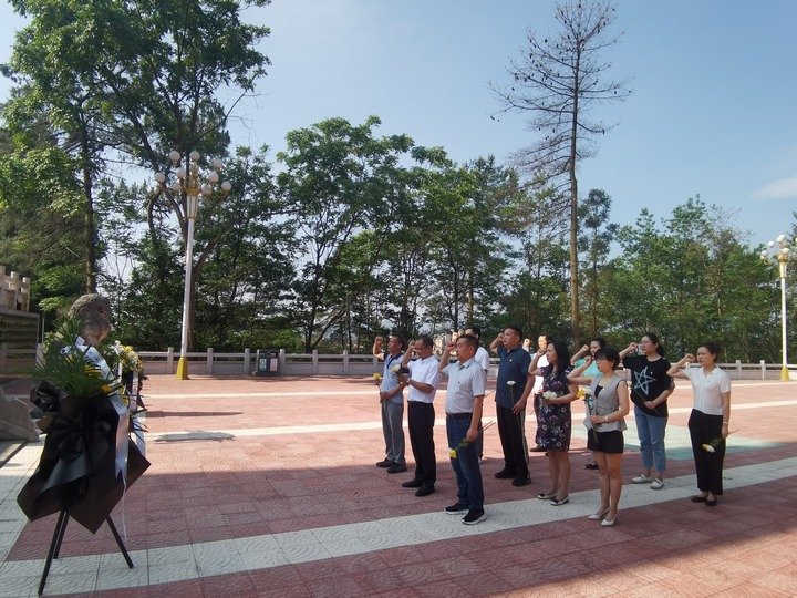 開展“緬懷革命先烈，傳承紅色基因”主題黨日活動。