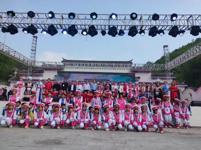 貴州省大方縣2023年白族團圓節暨鄉村振興推介活動白族同胞歡聚一堂。田超攝
