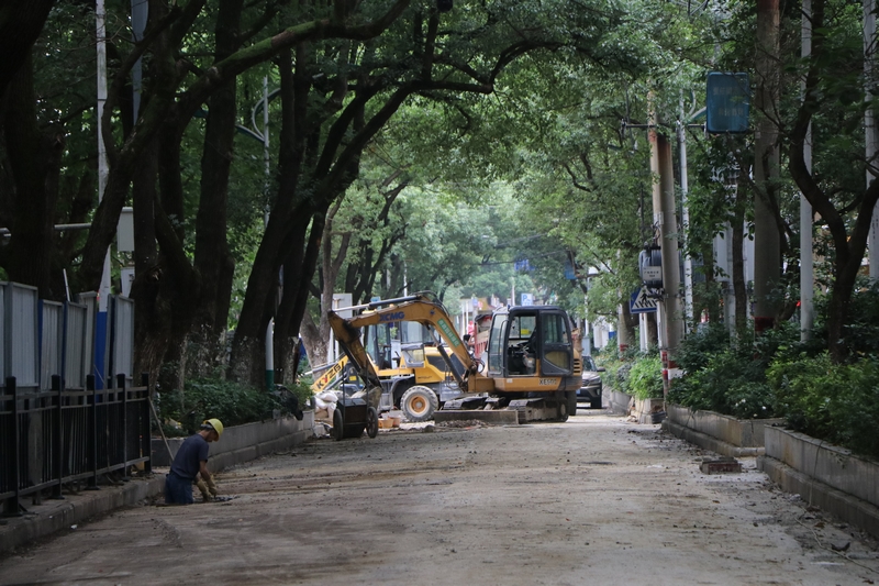 施工場地一角。