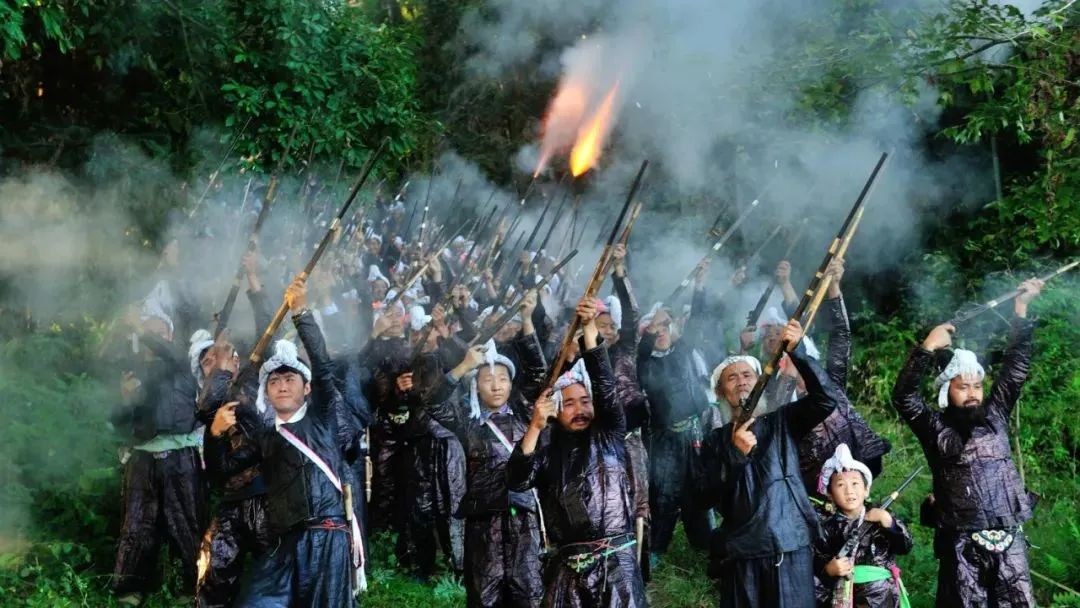 黔東南岜沙苗寨。