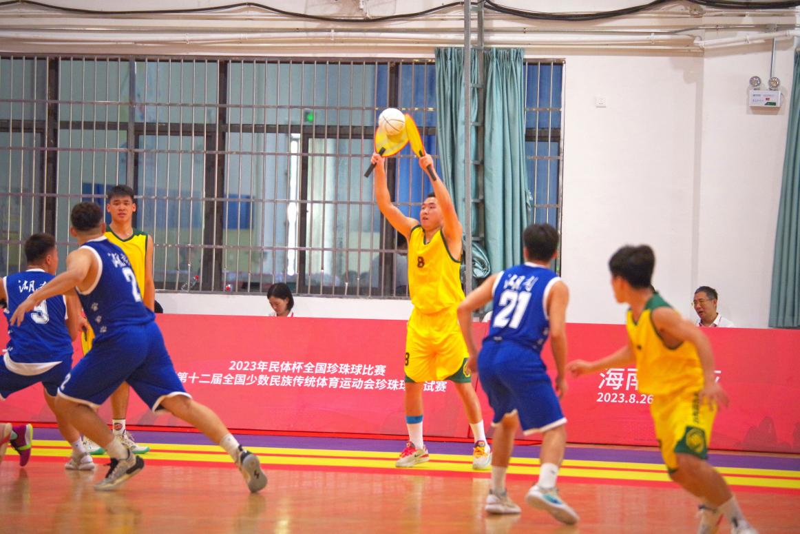 B組第一場比賽在廣西代表隊與湖南代表隊之間展開對決。管小柒攝