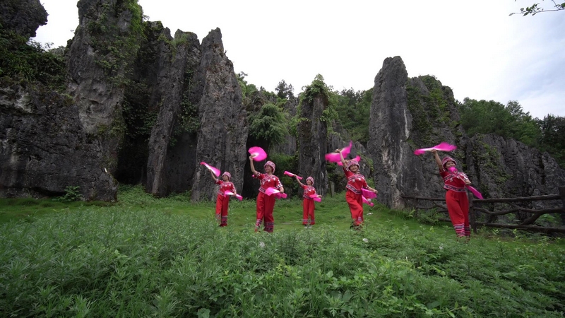 思南石林景區(qū)。