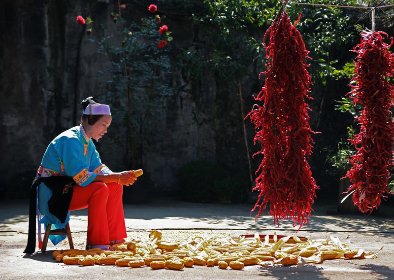 屯堡人家。安順市委宣傳部供圖