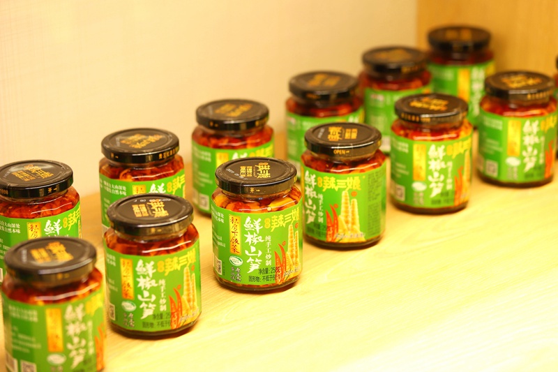 制作好的辣椒產品。顧蘭云攝