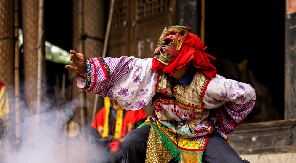 儺舞。王險峰攝