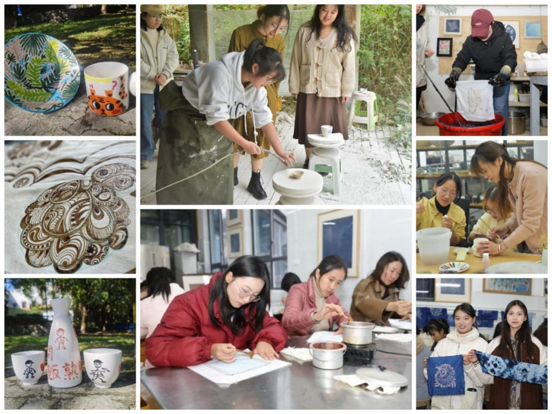 沉浸式體驗手工藝工坊。