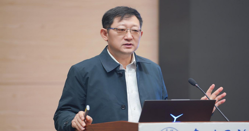 北京大學孟杰教授致辭。