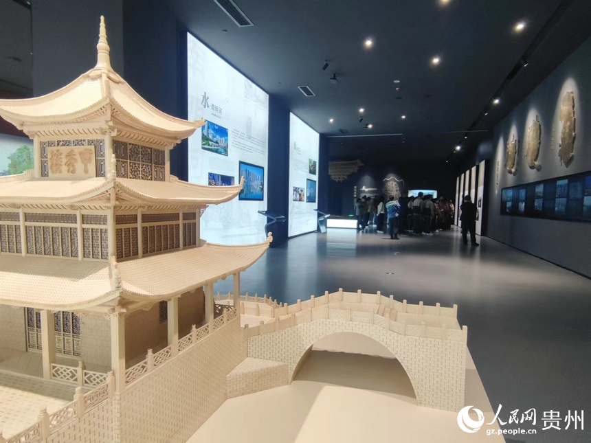 展覽館一角。人民網 龍章榆攝 