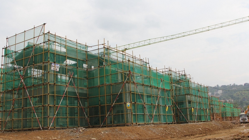 修文縣河畔心院建設項目正有序推進實施 修文縣融媒體中心姜繼恒 攝