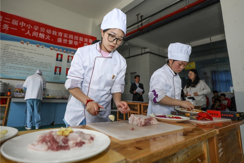 廚藝比賽現(xiàn)場。何志剛攝