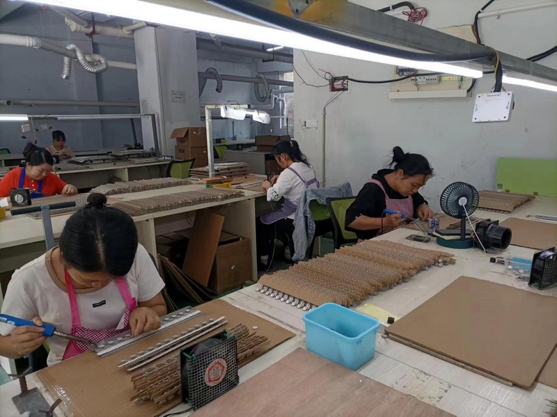 扶貧車間一角。