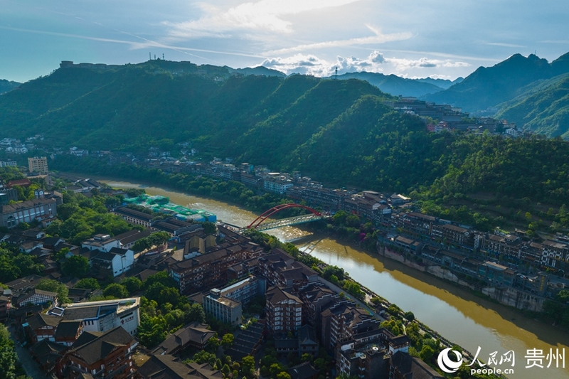 8、茅臺鎮。人民網  陽茜  攝