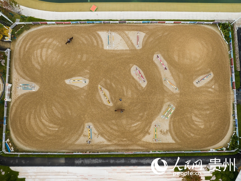 貴陽國際馬術運動中心一隅。人民網 陽茜攝