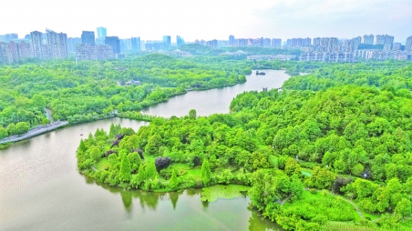 5月25日拍攝的觀山湖區一角。 貴陽日報融媒體記者 楊才江 攝