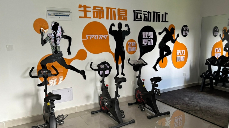 健身房。陳語豐攝