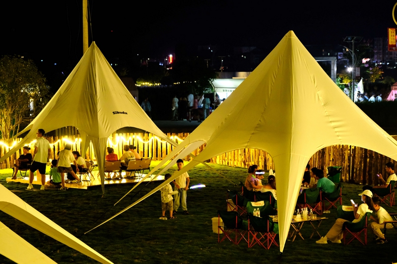 8  露營(yíng)打卡地。 李珊珊  攝