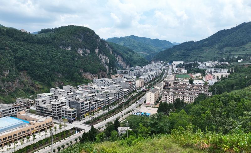 赫章縣河鎮彝族苗族鄉航拍圖。代勝強 攝