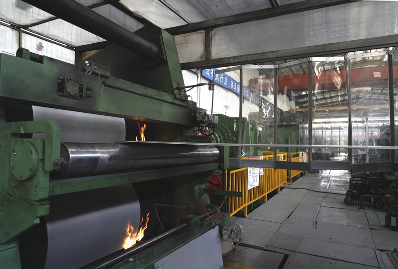 貴州高精板帶箔科技有限公司的各條生產線“火力全開”。李錦明 攝