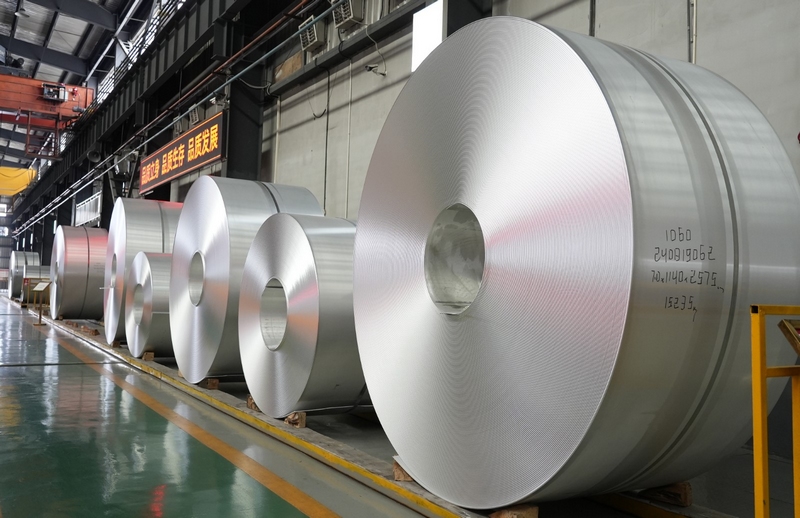 貴州高精板帶箔科技有限公司生產的鋁箔卷。陸勁松 攝