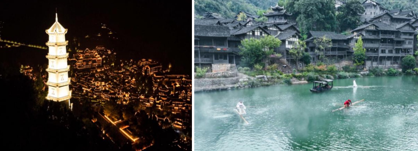 烏江寨迷人景色。