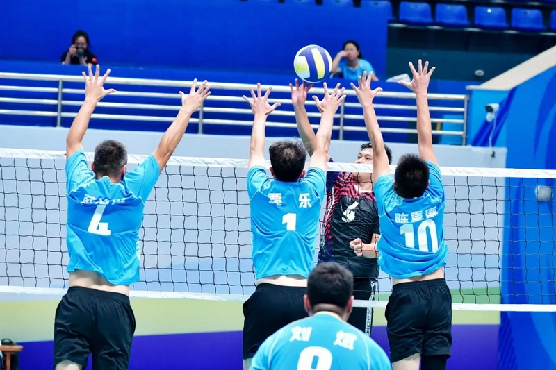 4男子青年組比賽中