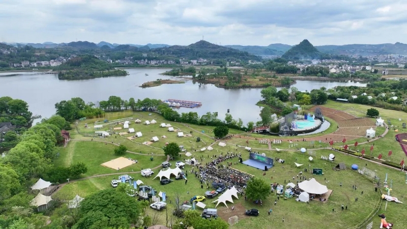 貞豐三岔河國際露營基地。