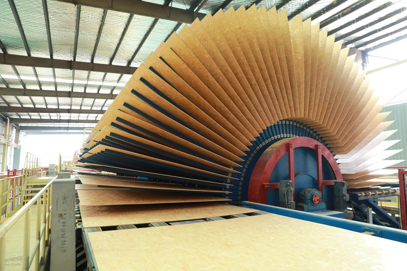 貴州省劍河縣天生祥木材智能制造有限公司生產車間。楊家孟攝2