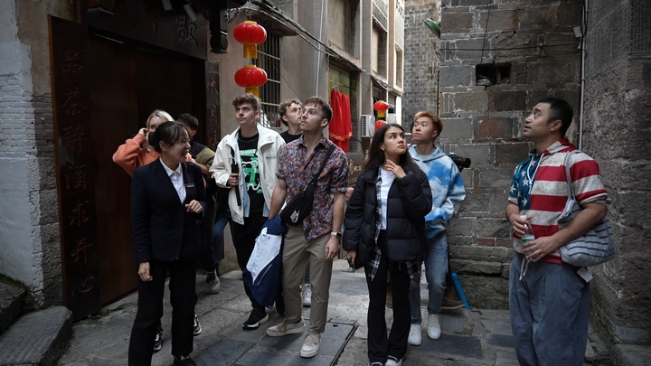 活動現場。