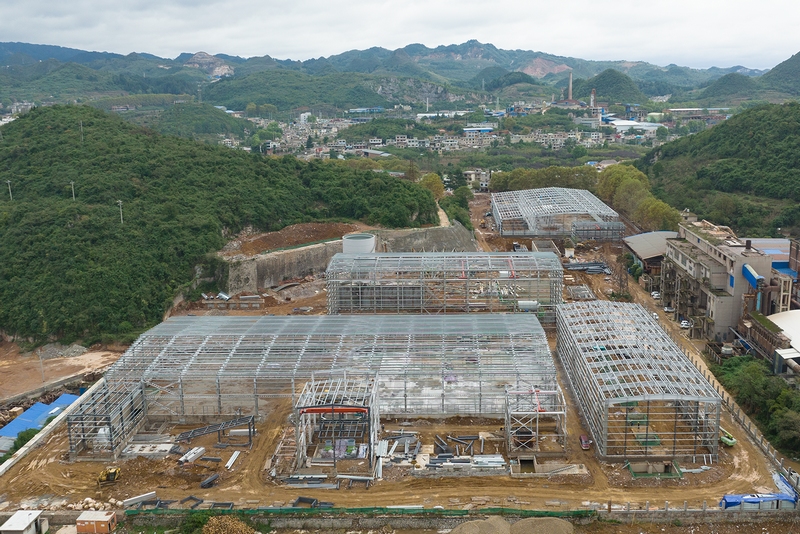 清鎮市鋁土礦循環利用項目。代勝強 攝