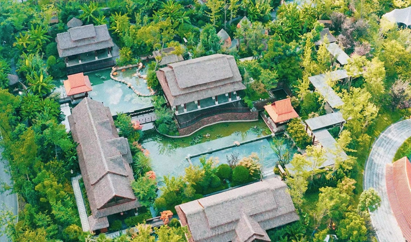 修文“溫泉”成為冬季旅游熱門打卡地。李宇攝