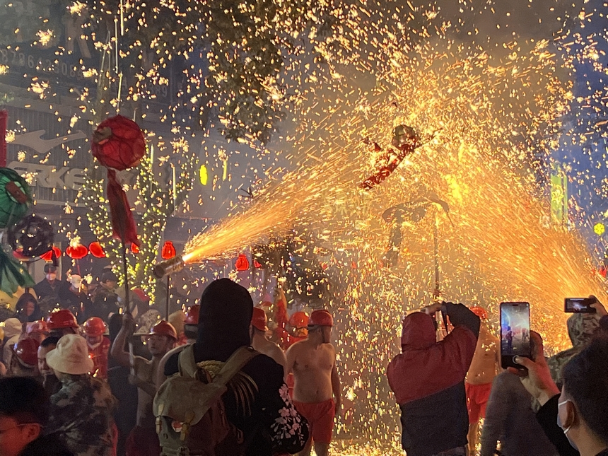 臺江元宵活動現場。楊秀福攝