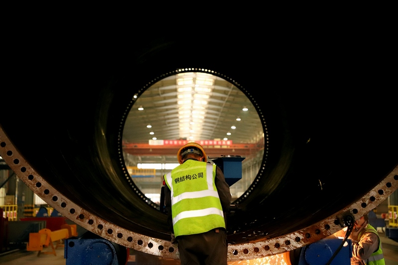 向“新”而行 貴州匯通申發(fā)風(fēng)電塔筒生產(chǎn)線投產(chǎn)。