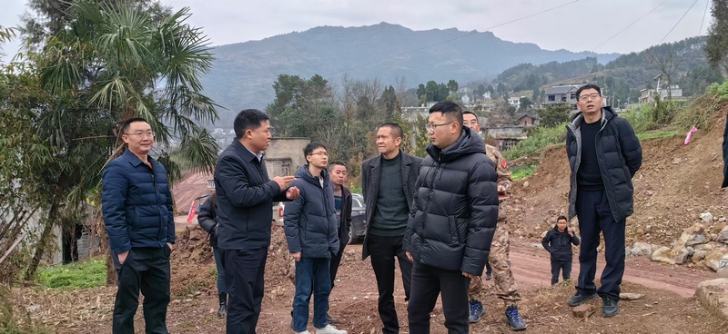 九倉班子領導及相關部門新春踏勘。