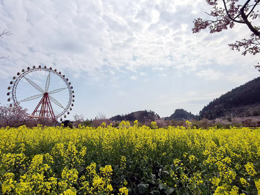 金海雪山景區。林曉攝