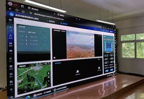 貴安櫻花園啟用無人機巡查園區秩序