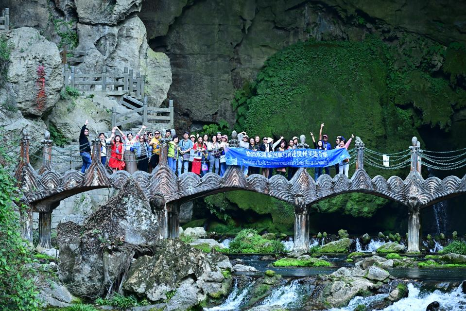 泰國旅行商考察團赴貴州實地考察。