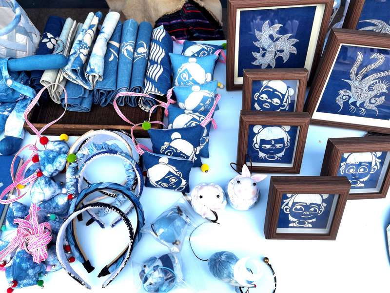 非遺文創產品展示。人民網記者 王秀芳攝