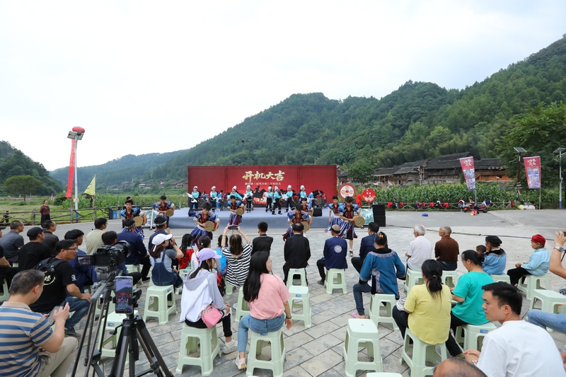 開機儀式現場。