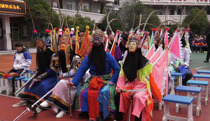 地戲文化進校園。