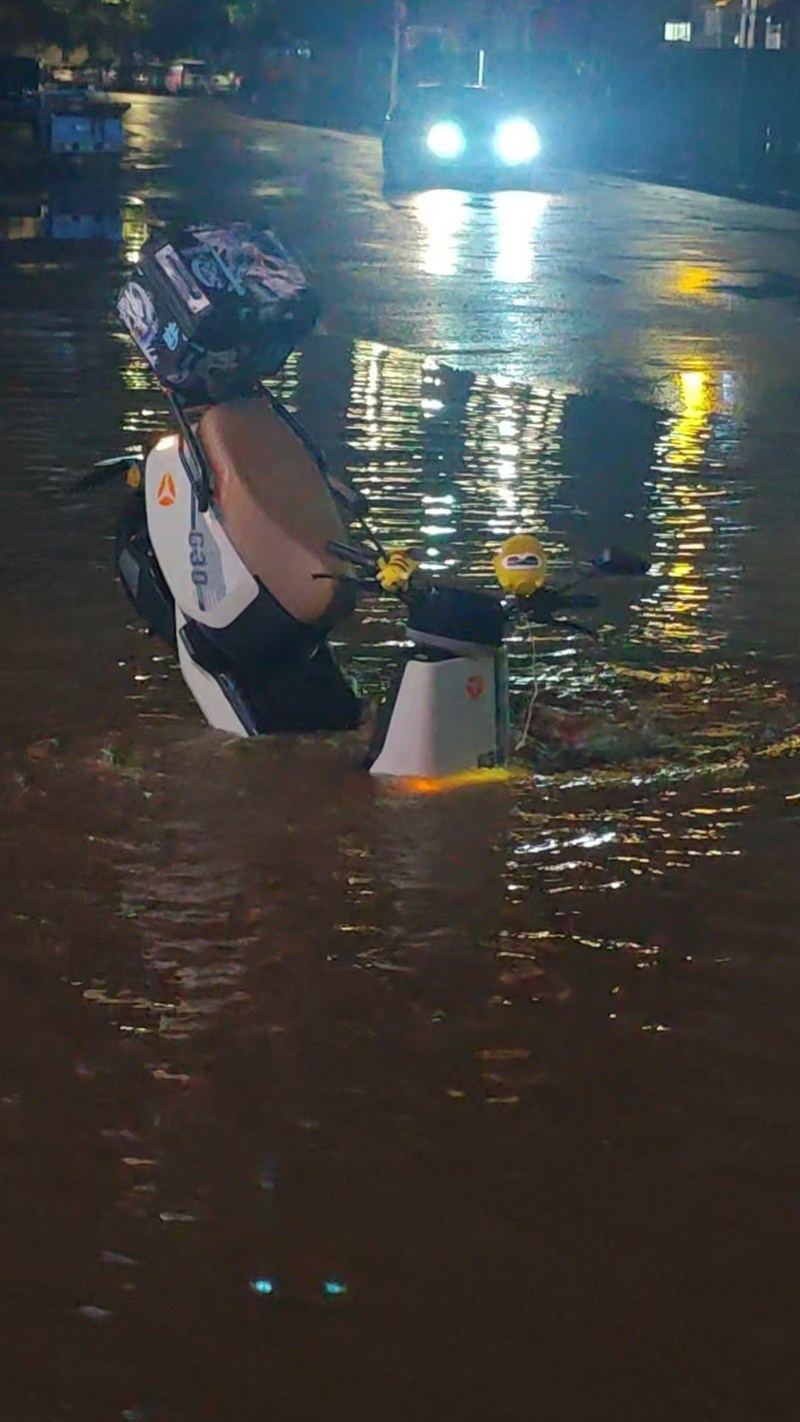 發現隱患現場。